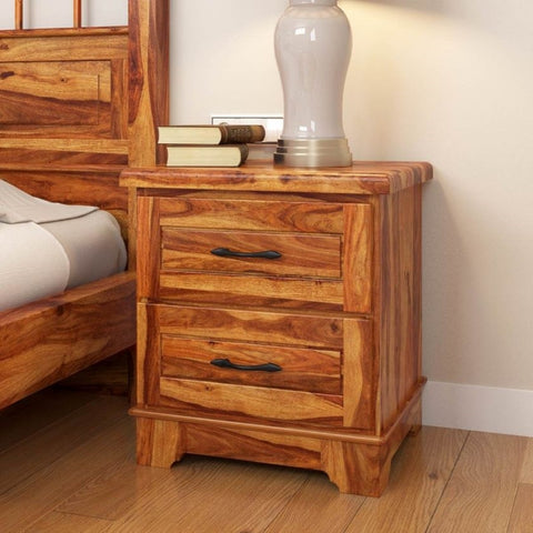 Wood Bedside 