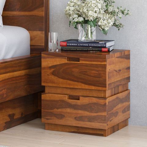 Wood Bedside 