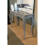 Bone Inlay Console Table