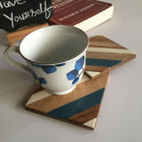 Handmade Bone Inlay Tea Coaster Furniture