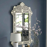 Handmade Bone Inlay Mirror Furniture