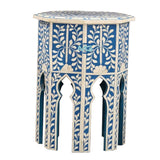 Handmade Bone Inlay End Table Furniture