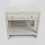 Handmade Bone Inlay Bedside Furniture