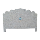 Handmade Mother of Pearl Bed & Headboard Furniture