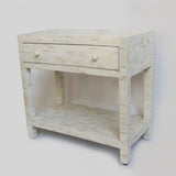 Handmade Bone Inlay Bedside Furniture