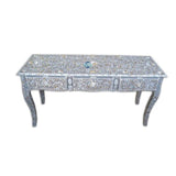 MOP Inlay Console Table 