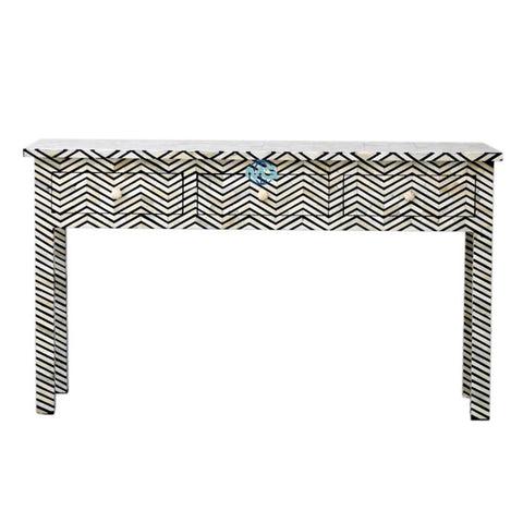 Bone Inlay Console Table