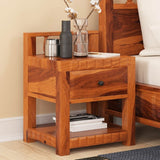 Wood Bedside 