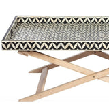 Handmade Bone Inlay Coffee Table Furniture