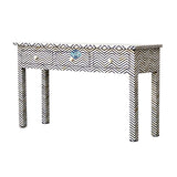 Bone Inlay Console Table