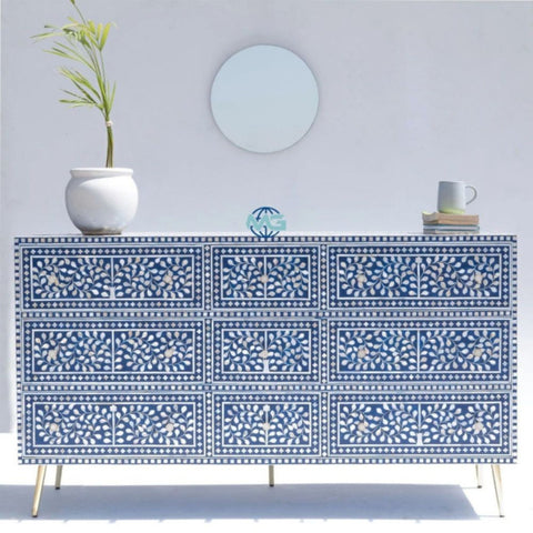 Handmade Bone Inlay Sideboard Furniture