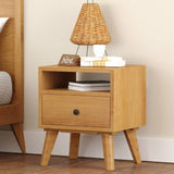 Wood Bedside 