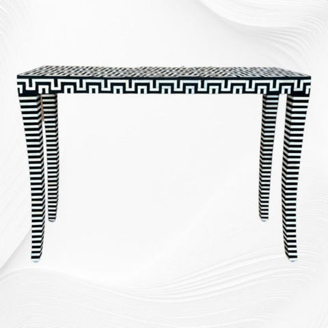 Bone Inlay Console Table