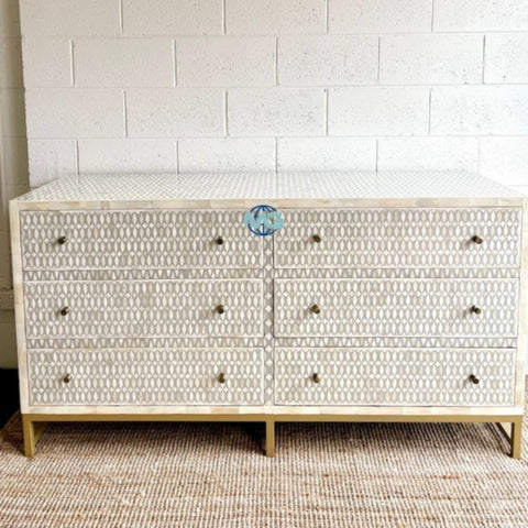 Handmade Bone Inlay Sideboard Furniture