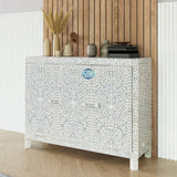 Handmade Bone Inlay Sideboard Furniture