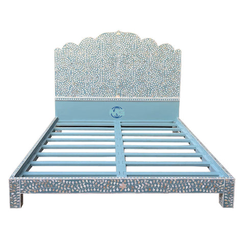 Handmade Mother of Pearl Bed & Headboard Furniture