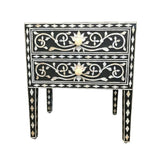 Handmade MOP Inlay Bed Side Furniture