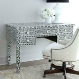 Bone Inlay Console Table