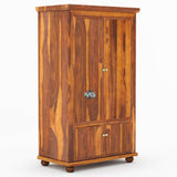 Handcrafted Pecos Mission Solid Wood Armoire Closet Furniture