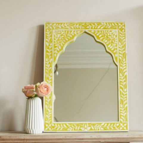 Handmade Bone Inlay Mirror Furniture