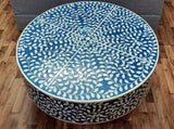 Bone Inlay Coffee Table