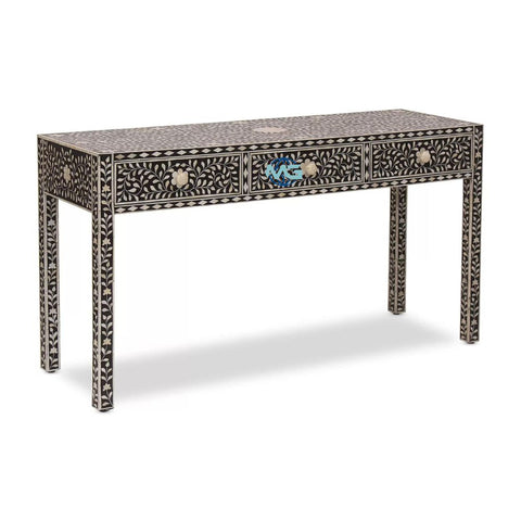  Bone Inlay Console Table