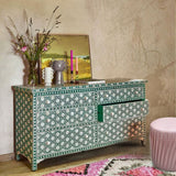 Handmade Bone Inlay Sideboard Furniture