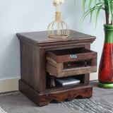 solid wood bedside 