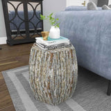 Handmade MOP Inlay End Table Furniture