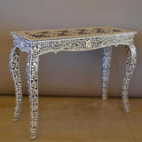 Bone Inlay Console Table