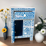 Handmade Bone Inlay Bedside Furniture