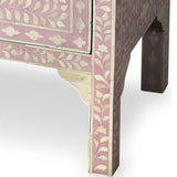 Handmade Bone Inlay Bedside Furniture