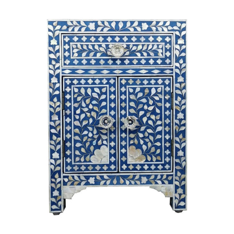 Handmade MOP Inlay Bed Side Furniture