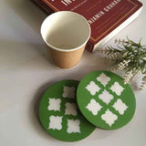 Handmade Bone Inlay Tea Coaster Furniture