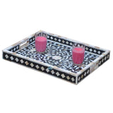 Handmade MOP Inlay Serving Tray Furniture