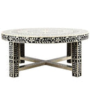 Handmade Bone Inlay Coffee Table Furniture