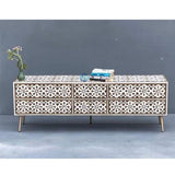 Handmade Bone Inlay TV Unit Furniture