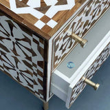 Handmade Bone Inlay TV Unit Furniture