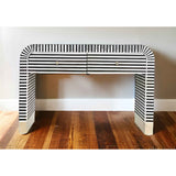 Bone Inlay Console Table