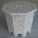 Handmade MOP Inlay End Table Furniture