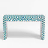 Bone Inlay Console Table