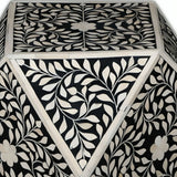 Handmade Bone Inlay End Table Furniture