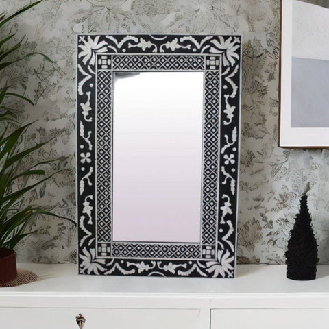 Handmade Bone Inlay Mirror Furniture