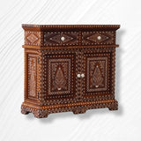 Teak Wood Inlay Sideboard 