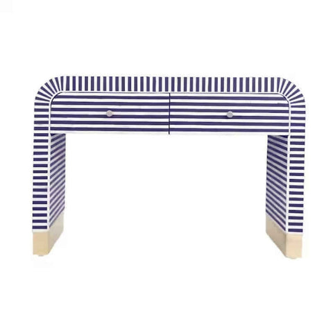 Bone Inlay Console Table