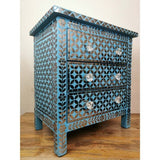 Handmade MOP Inlay Bed Side Furniture