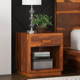 Wood Bedside 