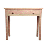 Handmade Bone Inlay Console Table Furniture