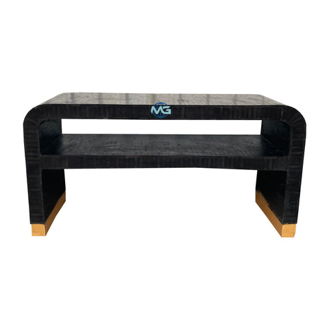 Handmade Bone Inlay  Black Color  Console Table Furniture