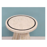  Bone Inlay End Table